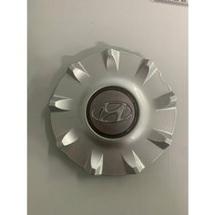 Колпачок на литые диски, защелка крепления, для Hyundai, серебристый Replay