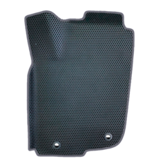 ЕВА коврик для Toyota RAV4 IV (ХА40) 2012-2019 / Черные соты, темно-серый кант Evaformat