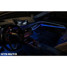 Подсветка салона Ambient light NTS AUTO с приветствием 18 в 1 RGB приложение черная нить
