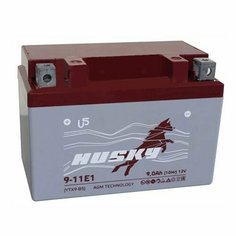 Аккумулятор 12V - 9 А/ч "HUSKY AGM" 9-11E1 (1209 YTX9-BS)