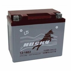 Аккумулятор 12V - 12 А/ч "HUSKY AGM"12-16E2 (1212 YTX14-BS, YTX12-BS)