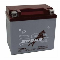 Аккумулятор 12V - 6,5 А/ч "HUSKY AGM" 7-04E0 (1207.2 YTZ7S)