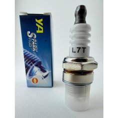 1 штука. Свеча зажигания L7T. Для 2-х тактных бензотриммеров, бензопил, мотобуров, триммера, мотокосы. IIS Group