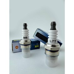 2 штуки. Свеча зажигания L7T. Для 2-х тактных бензотриммеров, бензопил, мотобуров, триммера, мотокосы. IIS Group