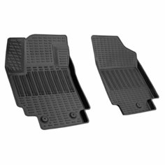 Коврик салонный полиуретановый (черный) для Hyundai Creta (16-21) (передний ряд сидений) Rezkon