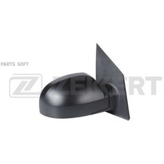 Зеркало в сборе правое текстурное выпуклое трос регул Hyundai Getz 02 Zekkert