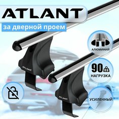 Багажник Атлант за дверной проем GREAT WALL POER KING KONG 4-дв пикап 2020-н. в, поперечины усиленные типа аэро, 90 кг, 126 см Atlant