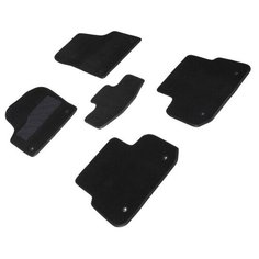 Коврики Land Rover Discovery Sport 2014-2019. Ворсовые, велюровые автоковрики, Ленд Ровер Дискавери Спорт, полики, LUX, SeiNtex