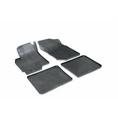 Коврики Mitsubishi Lancer 9 (2003-2007). Резиновые коврики в салон Мицубиси Лансер 9, сетка, SeiNtex