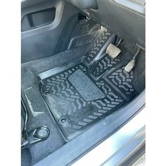 Toyota Raize/Daihatsu Rocky 2WD/4WD (Правый руль) (2019-) модельные коврики в салон (3D с подпятником) (Крепеж) Aileron