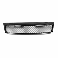 Передняя решетка для Subaru Forester 2009-2013, гоночный гриль, матовый/глянцевый черный/верхний бампер из углеродного волокна, аналогичная сетка, Glossy Black нет