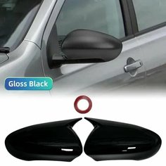 Накладки на зеркала для Nissan Qashqai 2007-2014, черная крышка зеркала заднего вида на боковую дверь, автомобильные аксессуары, Gloss Black Phirikes