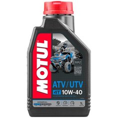 Синтетическое моторное масло Motul ATV-UTV 4T 10W40, 1 л, 1 шт.