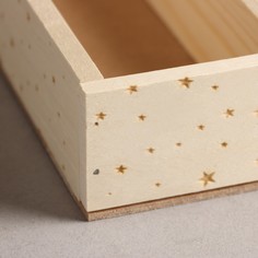Кашпо деревянное, 27.5×20×4.5 см Дарим красиво