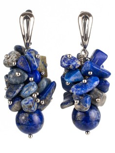 Серьги Бусики Колечки