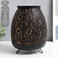 Металлический подсвечник на 1 свечу No Brand
