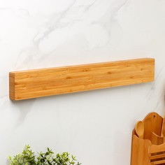 Держатель для ножей магнитный magistrо bamboo, 43 см, бамбук Magistro