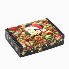 Коробка подарочная, 21х15х5 см, микки маус Disney
