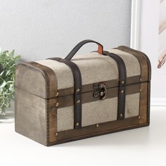 Шкатулка сундук дерево No Brand