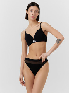 Трусы женские слипы в черном цвете Mark Formelle