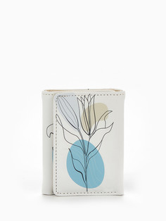 Кошелек женский на кнопке, цвет белый No Brand