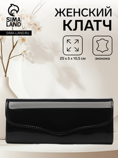 Сумка женская на магните, цвет черный No Brand