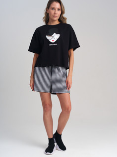 Комплект трикотажный фуфайка футболка шорты Playtoday