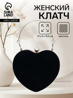 Сумка женская на фермуаре, цвет черный No Brand