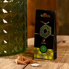 Аромаконусы chakra, 40 шт, подставка, сладкий апельсин, лимон и пачули No Brand