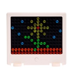 Светящийся конструктор-мозаика light circle, 126 деталей, 10 карточек Unicon