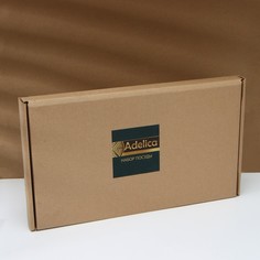 Набор деревянных разделочных досок на подставке 2 шт adelica: 35×18×2 см, подставка 16×8,5×4 см, масло в подарок 100 мл, пропитаны минеральным маслом, береза, в подарочной коробке