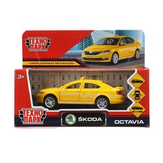 Машина металлическая SKODA, Технопарк OCTAVIA-12TAX-YE