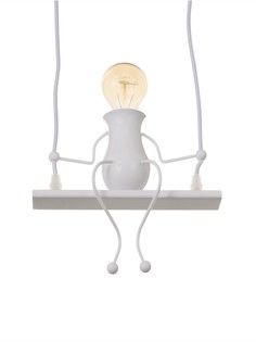 Светильник потолочный bayerlux altalena, 1×40 вт, е27, белый, 27×22×12 см