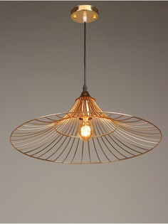 Светильник потолочный bayerlux mila, 1×40 вт, е27, золото, 50×50×13 см