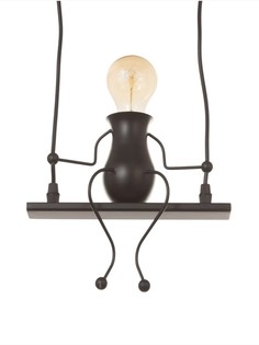 Светильник потолочный bayerlux altalena, 1×40 вт, е27, черный, 27×22×12 см