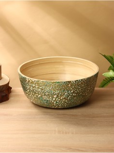 Салатник, 30×30×13 см, бамбук No Brand