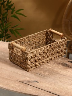 Корзина плетеная, 36×20×15 см, сиграсс No Brand