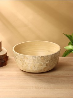 Салатник, 25×25×12 см, бамбук No Brand