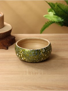 Ваза, 15×15×6 см, бамбук No Brand
