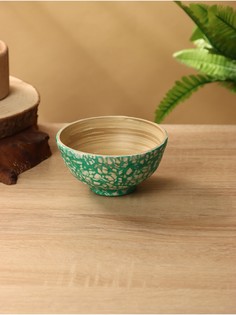 Миска, 12×12×6 см, бамбук No Brand