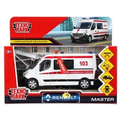 Машина металлическая RENAULT, Технопарк MASTER-14SLAMB-STRWH