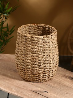 Корзина плетеная, 29×29×36 см, сиграсс No Brand