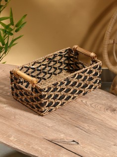 Корзина плетеная, 36×20×15 см, сиграсс No Brand
