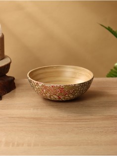 Миска, 15×15×5.5 см, бамбук No Brand