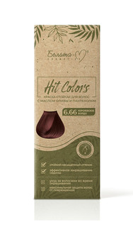 Hit Colors Краска стойкая с маслом оливы и пантенолом тон № 6.66 Королевское бордо