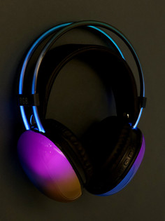 Наушники беспроводные, полноразмерные, mybit w-33, rgb подсветка, bluetooth 5.3, 800 мач, type-c, rgb подсветка, черные
