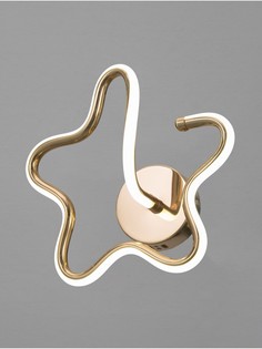 Бра настенное bayerlux valentina, 14 вт, led, 4000-6000к, золото, 25×25×13 см