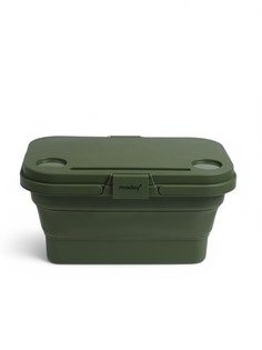 Корзина - столик maclay 2 в 1, складная, 47 х 28,5 х 23,5 см, стол 45 х 28 х 16 см, зеленая