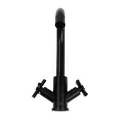 Смеситель для раковины zein z15f, корот излив, кран-букса 1/2