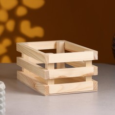 Кашпо деревянное 20×13×9.5 см Дарим красиво